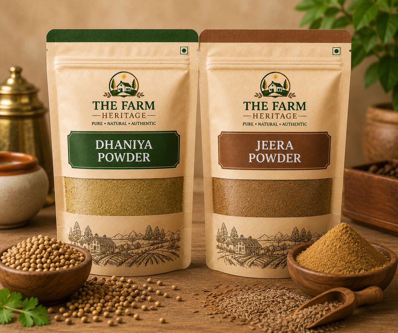 Essential Kitchen Combo (Dhaniya Powder + Jeera Powder)